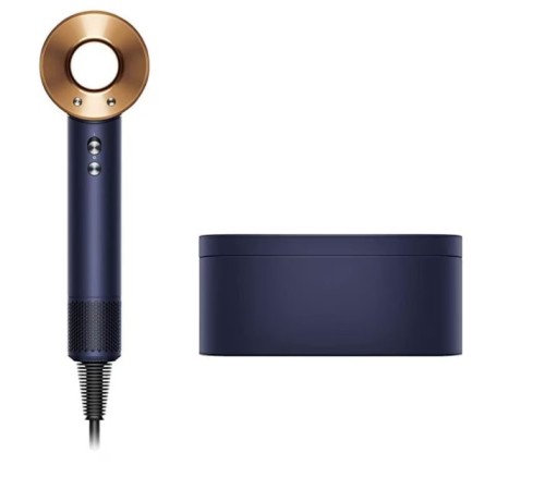 Фен Dyson Supersonic HD07 с кейсом для хранения, EU/AE, prussian blue/rich copper 