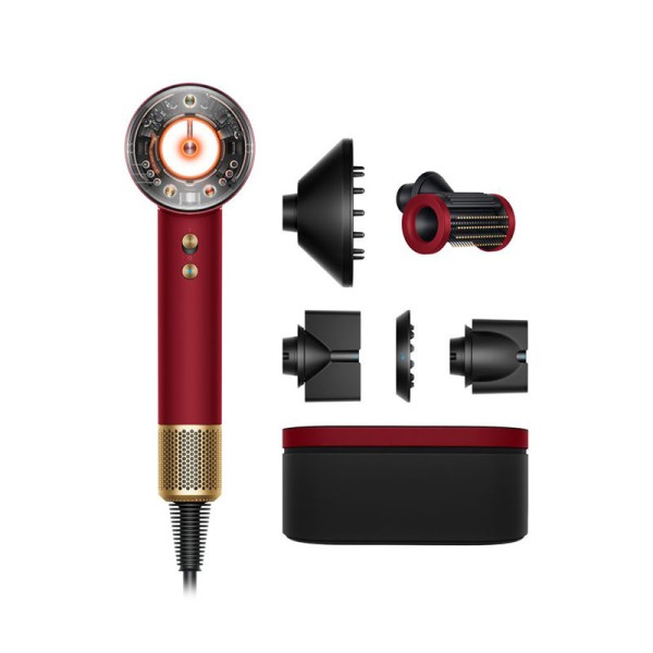 Фен Dyson Supersonic HD16, red velvet/gold, красный вельвет/золотой, не наша вилка