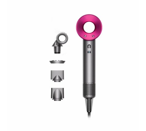 Фен Dyson Supersonic HD15, iron/fuchsia, HK/SG