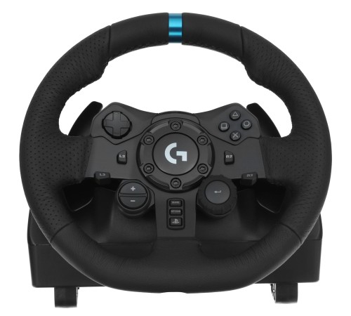 Руль Logitech G923 чёрный: реалистичное управление для гоночных симуляторов