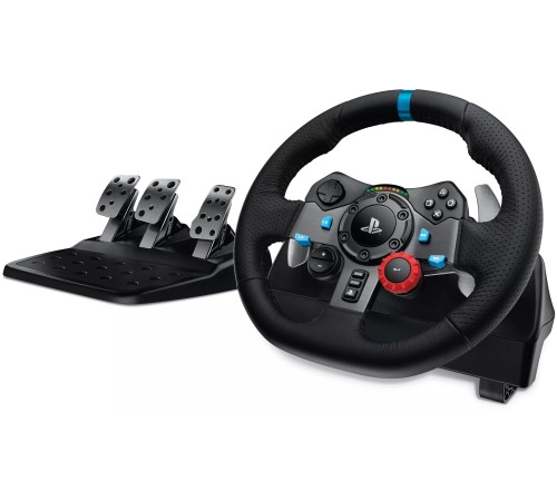 Руль Logitech G G29 Driving Force чёрный: реалистичное управление для гоночных игр