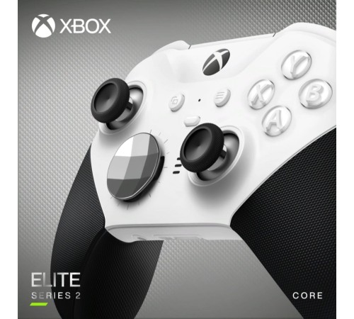 Геймпад Xbox Elite Series 2 Core черно-белый: улучшенный контроль для ваших игр