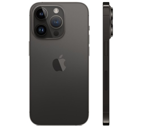 iPhone 14 Pro Max 128 ГБ в цвете «чёрный космос» с двумя слотами nano SIM