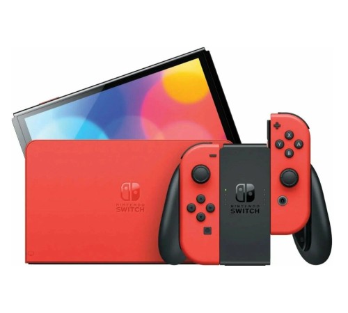 Игровая приставка Nintendo Switch OLED 64 ГБ Mario Red Edition: новый уровень игровых приключений