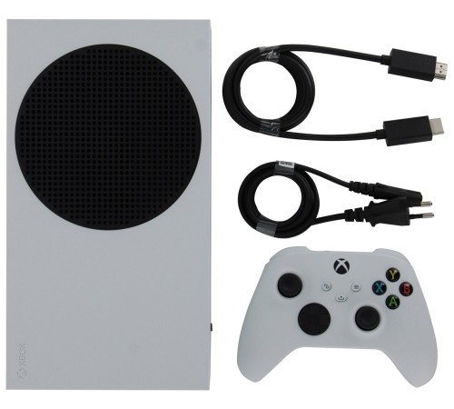 Xbox Series S 512 ГБ SSD: игровая приставка в белом цвете