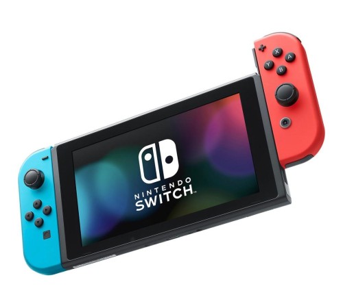 Игровая приставка Nintendo Switch 32Gb Rev.2 (Extended Battery Ver), Неоновый синий/неоновый красный