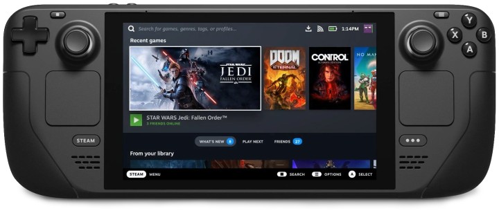 Игровая приставка Valve Steam Deck OLED 256 ГБ SSD, черный