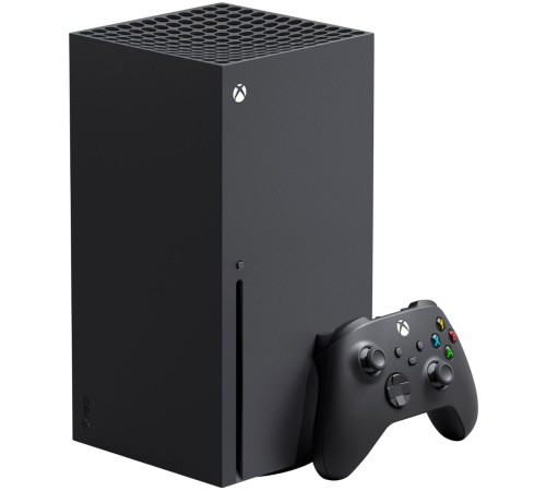 Xbox Series X 1 ТБ SSD — мощная игровая приставка в чёрном цвете