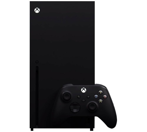 Xbox Series X 1 ТБ SSD — мощная игровая приставка в чёрном цвете