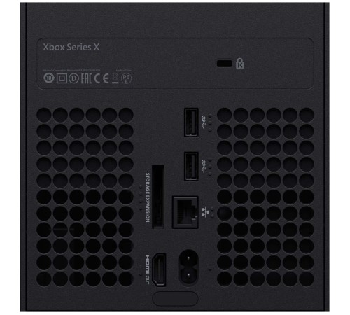 Xbox Series X 1 ТБ SSD — мощная игровая приставка в чёрном цвете