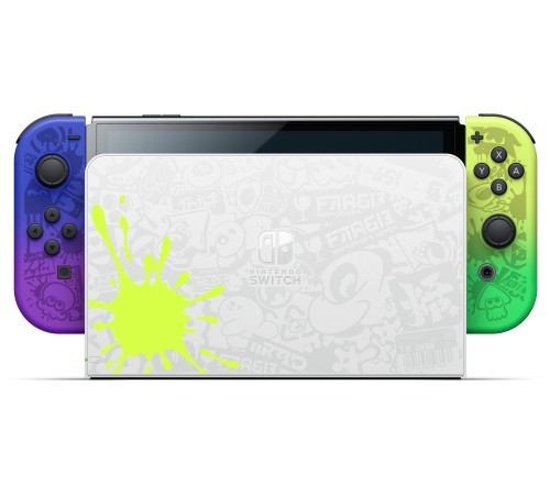 Игровая приставка Nintendo Switch OLED 64 ГБ в издании Splatoon 3: новое измерение игровых приключений