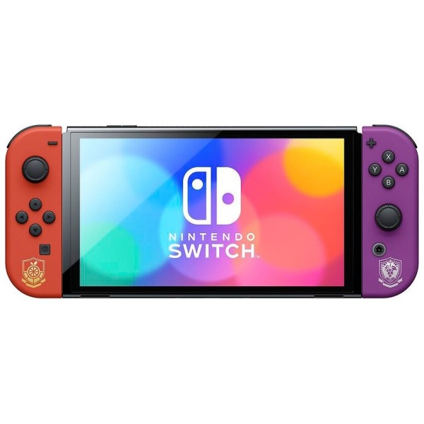 Игровая приставка Nintendo Switch OLED 64 ГБ, Pokemon Scarlet & Violet Edition
