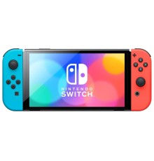 Игровая приставка Nintendo Switch OLED 64 ГБ, неоновый синий/неоновый красный