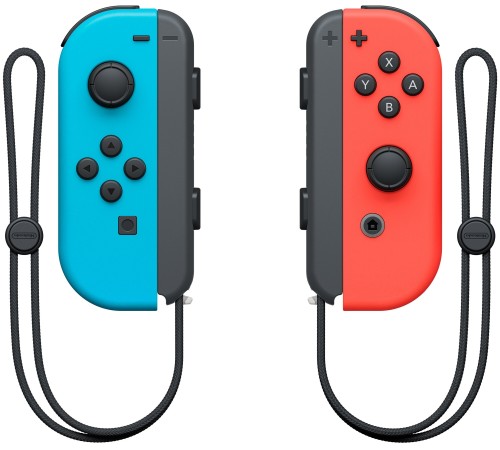 Игровая приставка Nintendo Switch OLED 64 ГБ в неоновой расцветке: синий и красный
