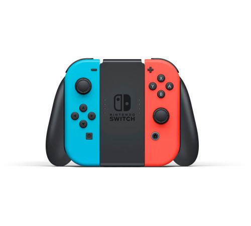 Игровая приставка Nintendo Switch OLED 64 ГБ в неоновой расцветке: синий и красный