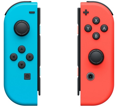 Игровая приставка Nintendo Switch rev.2 32 ГБ в неоновой расцветке: синий и красный