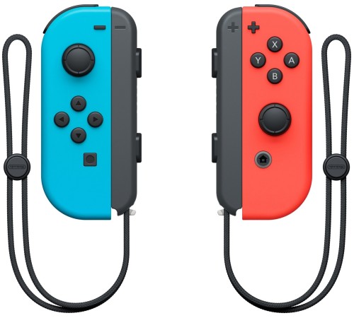 Игровая приставка Nintendo Switch rev.2 32 ГБ в неоновой расцветке: синий и красный