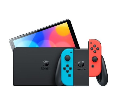 Игровая приставка Nintendo Switch OLED 64 ГБ в чёрном цвете: погрузитесь в мир игр