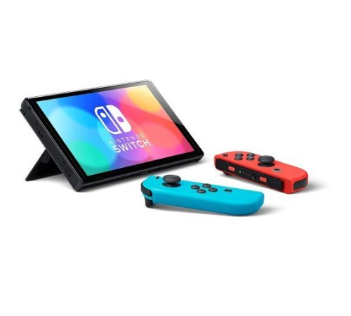 Игровая приставка Nintendo Switch OLED 64 ГБ в чёрном цвете: погрузитесь в мир игр