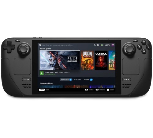 Игровая приставка Valve Steam Deck с SSD 1 ТБ в чёрном цвете