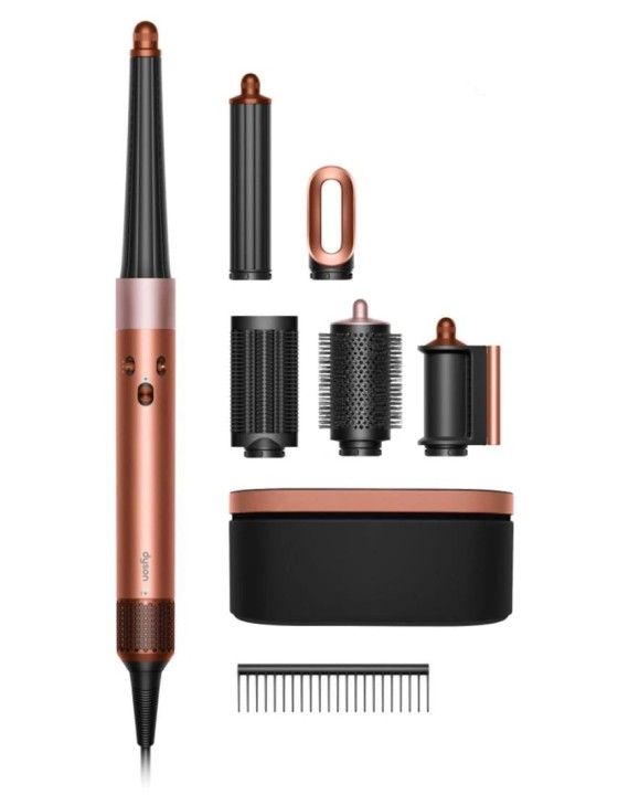 Фен-стайлер Dyson Airwrap complete Long HS08, amber silk, наша вилка