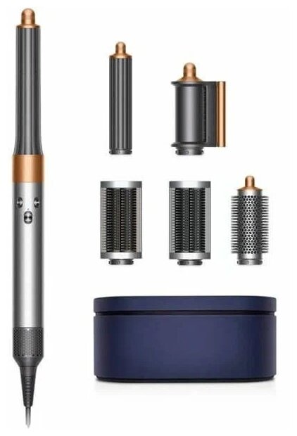 Фен-стайлер Dyson Airwrap complete long HS05, bright nickel/bright copper, не наша вилка