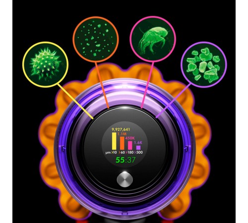 Пылесос Dyson V15 Detect absolute (SV47), gold