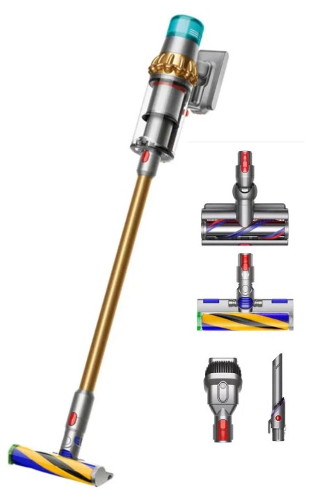 Пылесос Dyson V15 Detect absolute (SV47), gold