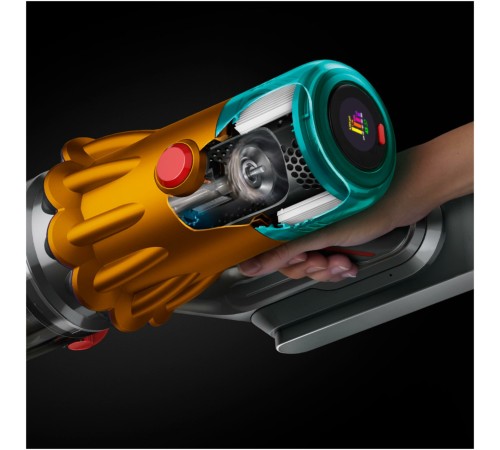 Пылесос Dyson V12s Detect slim submarine (SV46) HEPA, yellow/nickel