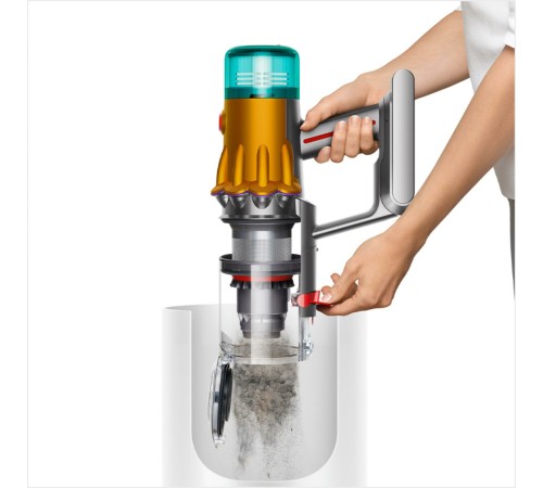 Пылесос Dyson V12s Detect slim submarine (SV46) HEPA, yellow/nickel