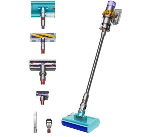 Пылесос Dyson V15s Detect submarine (SV47), yellow/nickel, GB