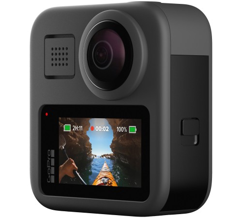 Экшн-камера GoPro MAX (CHDHZ-201-RW/CHDHZ-202-RX), 16.6МП, 4992x2496, черный