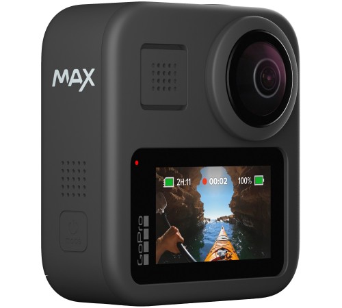 Экшн-камера GoPro MAX (CHDHZ-201-RW/CHDHZ-202-RX), 16.6МП, 4992x2496, черный