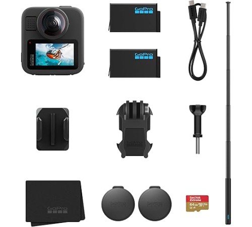 Экшн-камера GoPro MAX 2 Accessory Bundle, черный