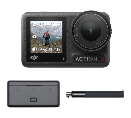 Экшн-камера DJI Osmo Action 4 Adventure Combo (Black)