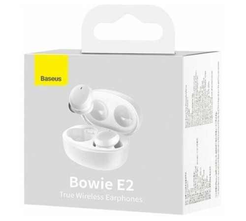 Беспроводные наушники Baseus Bowie E2 в белом цвете