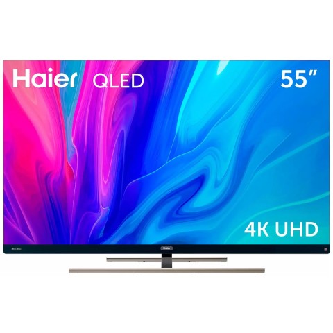 Телевизор 55 QLED 4K UHD Haier 55 Smart TV S7 Чёрный