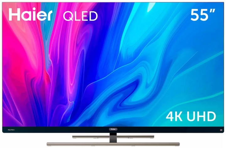 Телевизор 55 QLED 4K UHD Haier 55 Smart TV S7 Чёрный