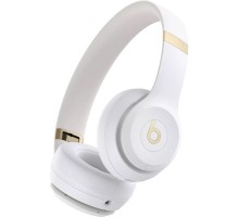 Беспроводные наушники Beats Solo 4, Warm White (белый золотой)
