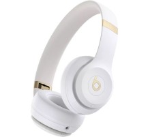 Беспроводные наушники Beats Solo 4, Warm White (белый золотой)