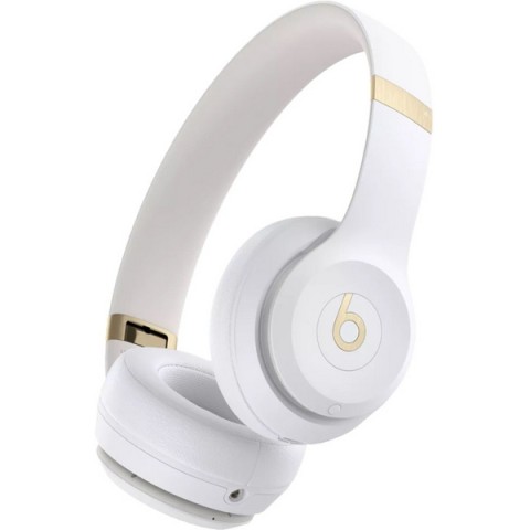 Беспроводные наушники Beats Solo 4, Warm White (белый золотой)