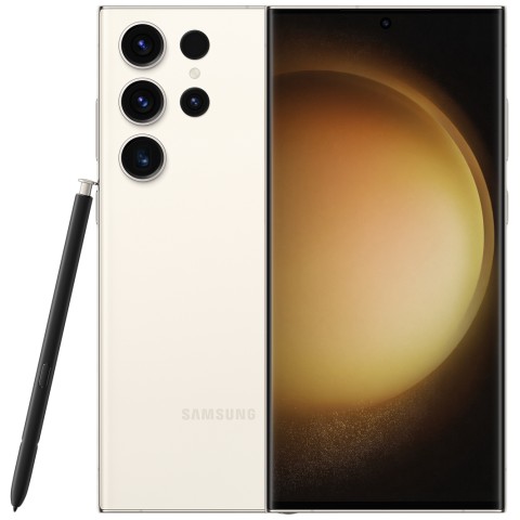 Смартфон Samsung Galaxy S23 Ultra 12/256 ГБ, кремовый
