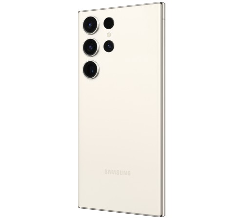 Смартфон Samsung Galaxy S23 Ultra 12/512 ГБ в кремовом цвете — мощная производительность и стильный дизайн.