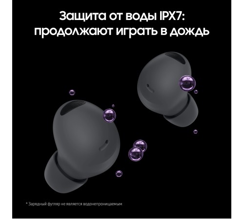 Беспроводные наушники Samsung Galaxy Buds2 Pro в графитовом цвете