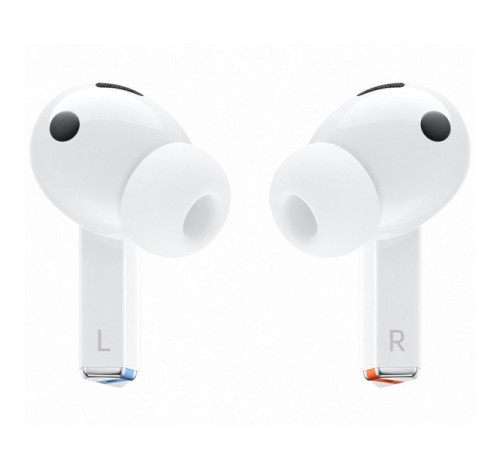 Беспроводные наушники Samsung Galaxy Buds 3 Pro в белом цвете: стильный выбор для музыки и звонков.