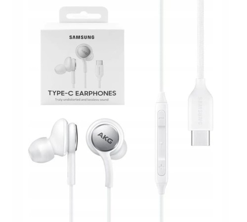 Проводные наушники Samsung EO-IC100 с разъемом Type-C, белый цвет