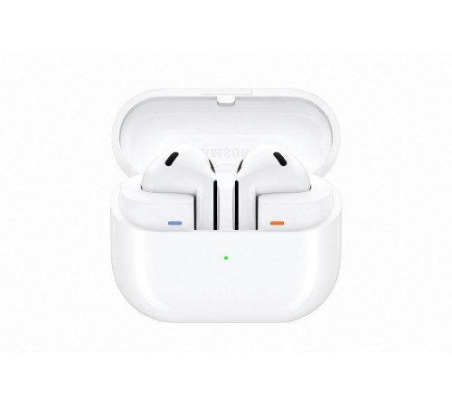 Беспроводные наушники Samsung Galaxy Buds 3 белого цвета — стильный выбор для музыки и звонков.