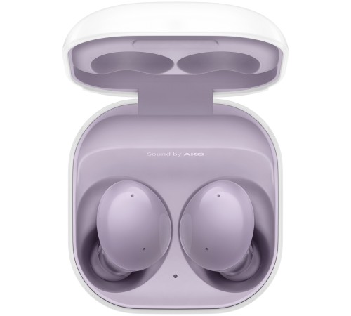 Беспроводные наушники Samsung Galaxy Buds2 в фиолетовом цвете — стильный выбор для меломанов.