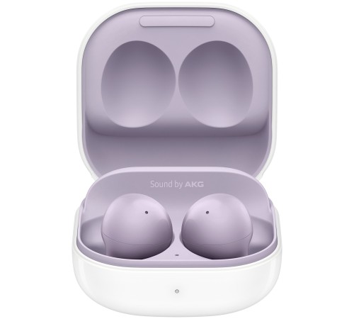 Беспроводные наушники Samsung Galaxy Buds2 в фиолетовом цвете — стильный выбор для меломанов.