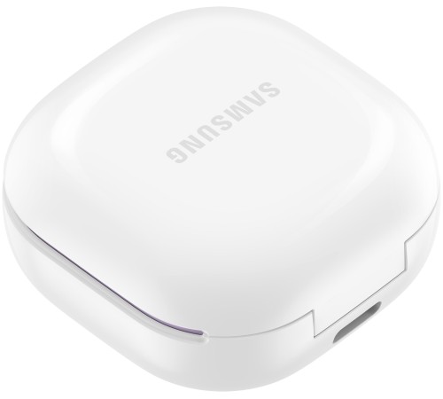 Беспроводные наушники Samsung Galaxy Buds2 в фиолетовом цвете — стильный выбор для меломанов.